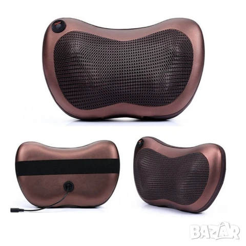 Възглавница за Шиацу масаж с 8 глави и инфрачервено излъчване, снимка 4 - Други - 51325192