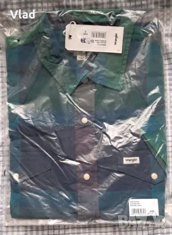 Мъжка риза с къси ръкави, снимка 5 - Ризи - 49958857