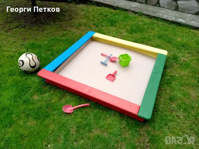 Детски Пясъчник за игра 110x110x12 см., снимка 4 - Други - 49854681