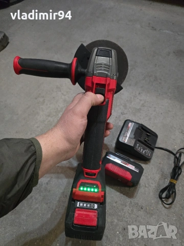 Einhell Безчетков ъглошлайф с обороти, снимка 4 - Ъглошлайфи - 53711468