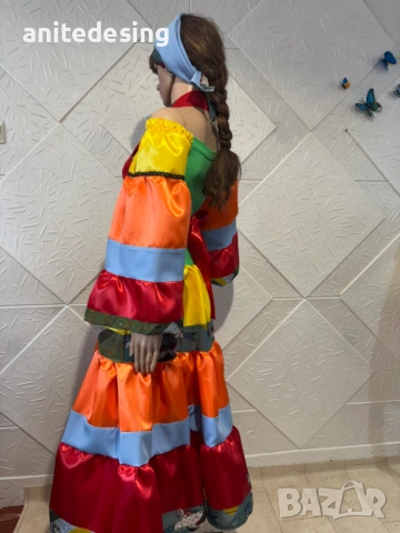 Костюм за ромски танци от три части, снимка 14 - Детски рокли и поли - 53524178