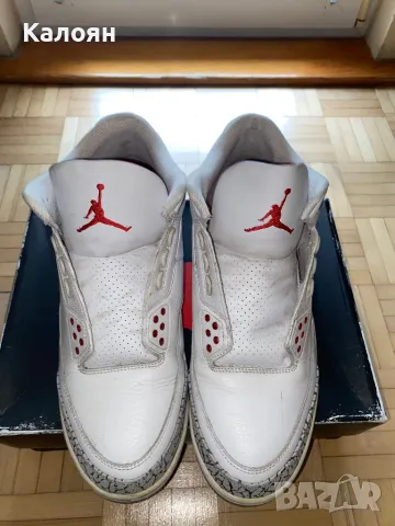 Jordan 3 White Cement Reimagined обувки, снимка 3 - Ежедневни обувки - 47753094