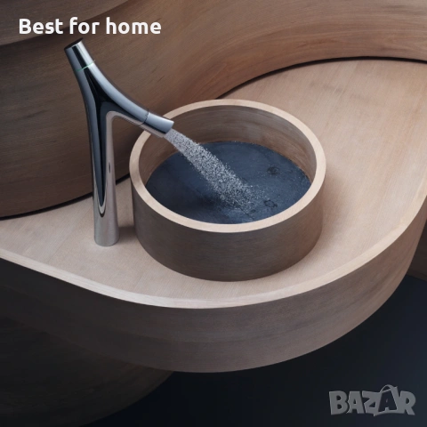 Дизайнерски смесител  AXOR Strack Orgamic от Philippe Starck, снимка 4 - Смесители - 53742272