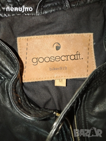 кожено яке goocecraft , снимка 6 - Якета - 53980344