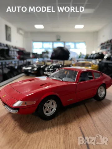 Рядък модел метална колекционерска количка FERRARI DAYTONA 1969 1:18, снимка 1 - Колекции - 48383048