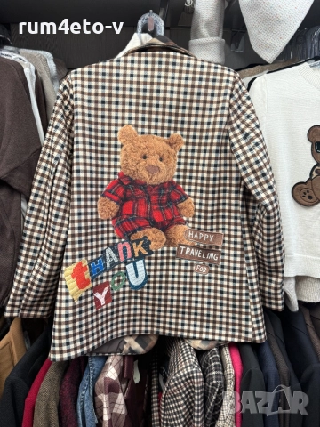 Сладко плътно сако с мечета , снимка 6 - Сака - 52739227