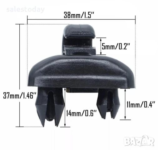 Щипка за сенник, 2бр, снимка 4 - Аксесоари и консумативи - 39646941