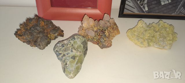 Необработени кристали друза от България къс кристал кристали 