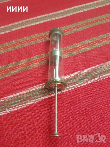 Стъклена спринцовка с игли, снимка 3 - Медицински консумативи - 53425094