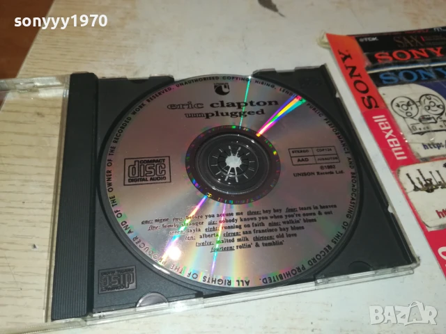 ERIC CLAPTON-UNISON CD 0708250950, снимка 12 - CD дискове - 51281891