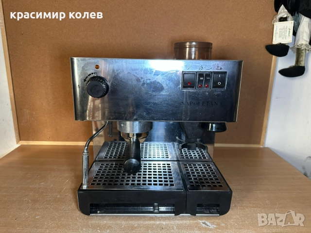 италианска еспресо кафемашина с мелачка "NAPOLETANA"