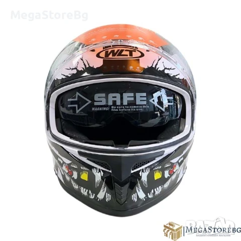 Каска за мотор 108 - размер L - White, снимка 6 - Аксесоари и консумативи - 50526839