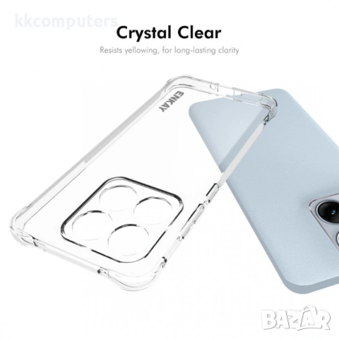 ENKAY HAT PRINCE Прозрачен Калъф за Motorola Edge 70 Fusion+ 5G / Fusion 5G - TPU, Подсилени ъгли, П, снимка 5 - Калъфи, кейсове - 54124746