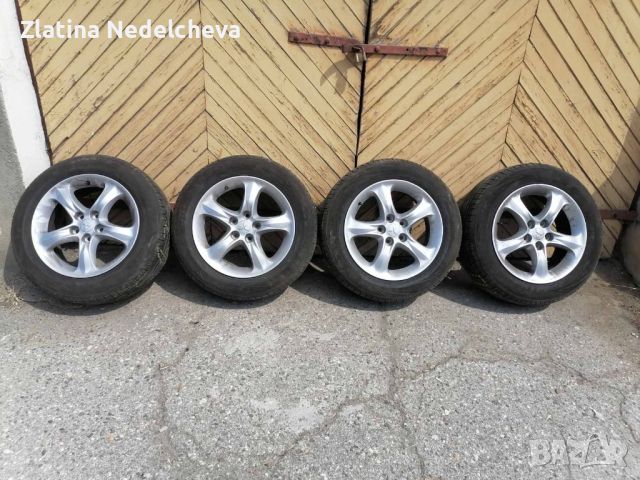 Комплект джанти 17” с ленти гуми за Mitsubishi дот 02/22, снимка 1