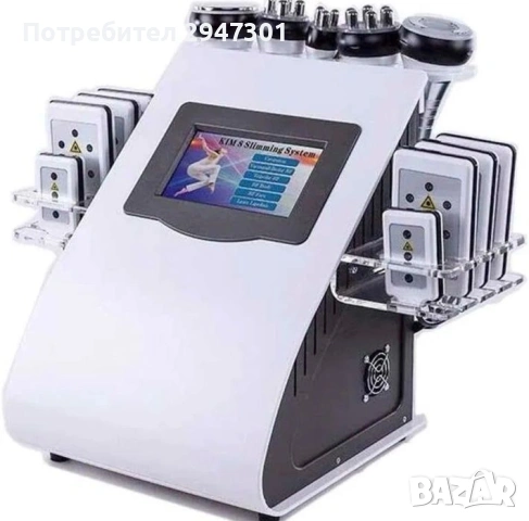 Козметичен уред 6 в 1 - RF кавитация вакуум липолазер