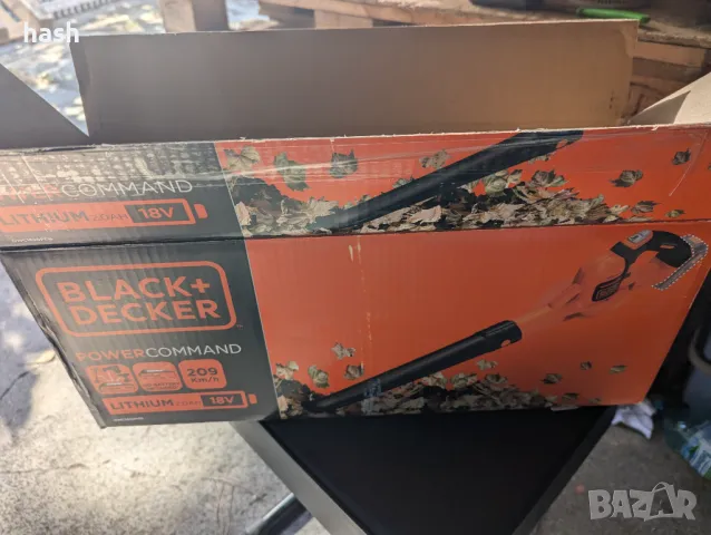 BLACK+DECKER 18V ​​акумулаторен вентилатор/духалка за листа, без батерия, снимка 3 - Други инструменти - 47553352