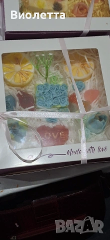 Ръчно изработени подаръчни кутии със сапуни ✨, снимка 4 - Декорация за дома - 54033272