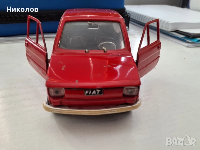 FIAT 126 1/25 POLISTIL рядък  1:25, снимка 5 - Коли, камиони, мотори, писти - 52421848