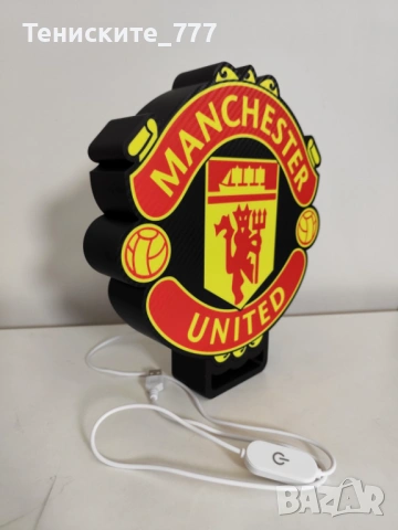 3д лампа Manchester United F.C., снимка 3 - Настолни лампи - 53395218