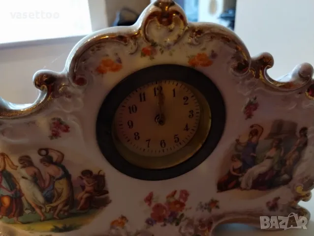 Порцеланови часовници, снимка 7 - Антикварни и старинни предмети - 49697671