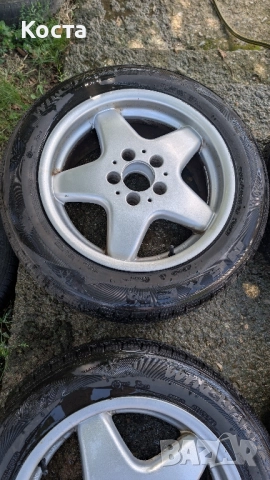 Зимни гуми с джанти за Мерцедес 205/60/16 w211 w210 w202 w201 w124, снимка 5 - Гуми и джанти - 51446720