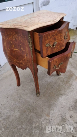 Скрин "Bombe" с мрамор, снимка 7 - Скринове - 54005415