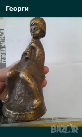 Красива статуетка, снимка 5 - Антикварни и старинни предмети - 50125114
