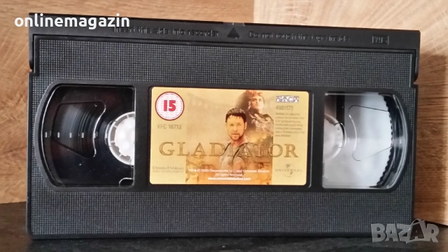 Видеокасета GLADIATOR VHS, снимка 4 - Други жанрове - 54158030