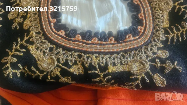 19 век Автентична носия , златна сърма, снимка 9 - Антикварни и старинни предмети - 50348871