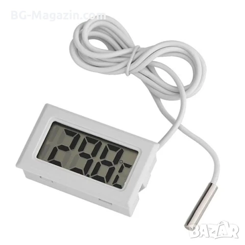 Точен малък дигитален електронен термометър сонда за кола дома стая автомобил инкубатор хладилник, снимка 5 - Друга електроника - 51028552