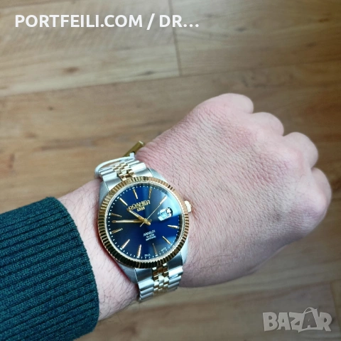 Часовник Roamer, Swiss Made, сапфир, 100м, чисто нов, bi-color, снимка 16 - Мъжки - 54244539