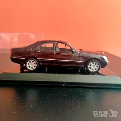 Колекционерска количка Mercedes-Benz S Сlass Maisto 1/43, снимка 10 - Колекции - 46128914