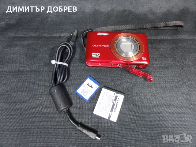 ЦИФРОВ ФОТОАПАРАТ OLYMPUS VG-120 14.0MP CCD DIGITAL CAMERA Y2K, снимка 12 - Фотоапарати - 53454659
