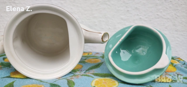 Sadler винтидж чайник с ловни сцени, снимка 10 - Декорация за дома - 53999818