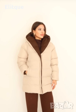 зимно дълго двулицево яке, снимка 2 - Други стоки за дома - 52905974