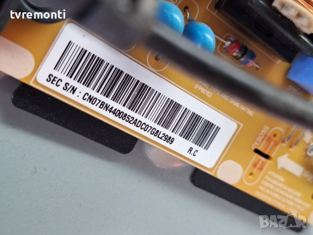 POWER BOARD BN44-00852A , за 40-инчов телевизор SAMSUNG Модел UE40J5000AW , с дисплей CY-JJ040BGNV2H, снимка 2 - Части и Платки - 52288309