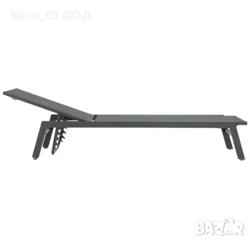 Градински шезлонг от алуминий , снимка 3 - Градински мебели, декорация  - 50252291