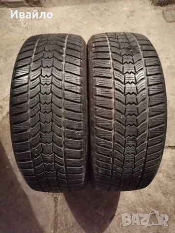 Продавам 2 броя зимни гуми 215.55.17 на 1 сезон дот 2021 Sava 