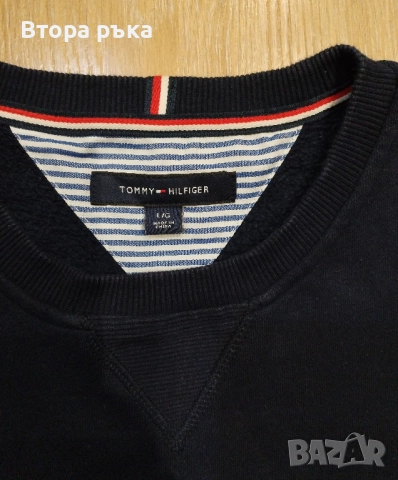 Tommy hilfiger горнище мъжка оригинален , снимка 6 - Спортни дрехи, екипи - 52133399