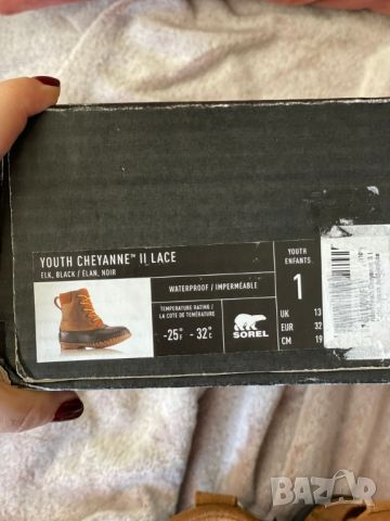 Sorel Youth Cheyanne II Lace Зимни детски ботуши, 32 EU, снимка 9 - Детски боти и ботуши - 45951041