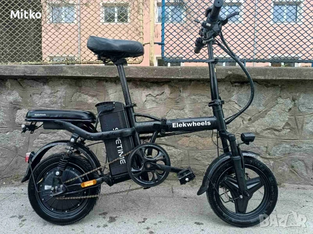 18 цола електрически алуминиев велосипед с 7 , снимка 2 - Велосипеди - 54224035