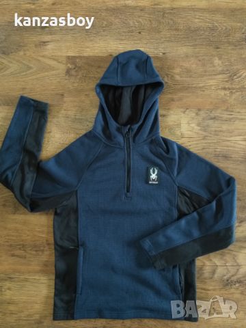 Spyder Half Zip - страхотно мъжко горнище С, снимка 4 - Спортни дрехи, екипи - 45625395