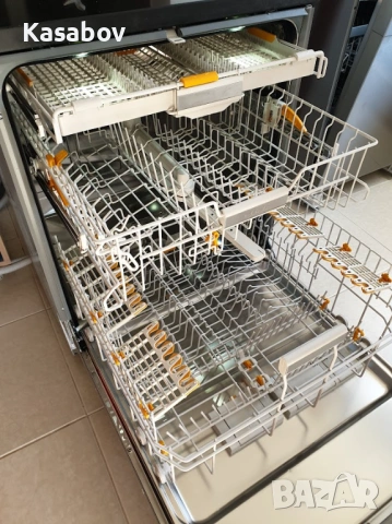 LED - Wi-Fi - Чернo Miele Auto Open Съдомиялна - Частично Вграждане, снимка 8 - Съдомиялни - 53842756