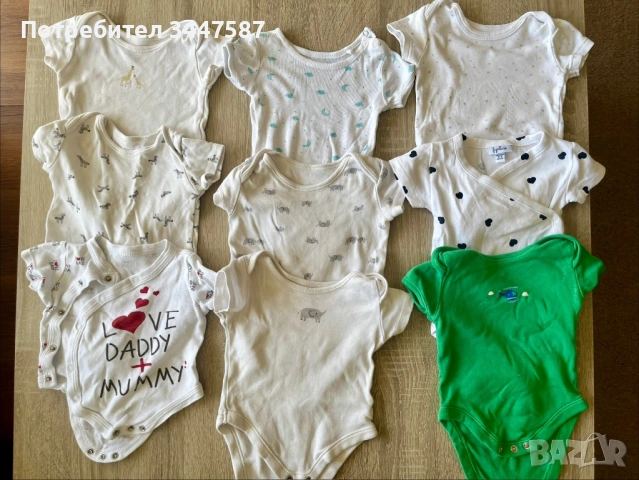 Дрешки за новородено 0-3 м, снимка 14 - Комплекти за бебе - 53800527