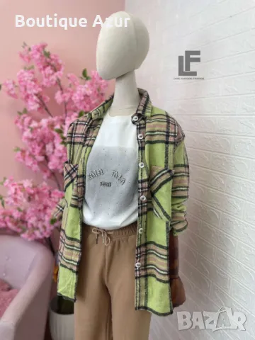 Връхна Риза LFS BestSeller Green  , снимка 3 - Ризи - 50327379