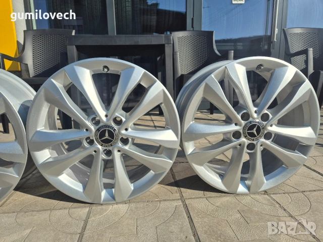 Оригинални Джанти Мерцедес C-Klasse W205-17 цола, снимка 7 - Гуми и джанти - 53702425
