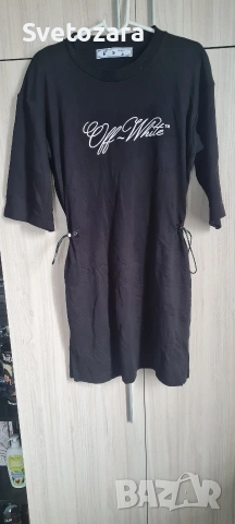 Off White спортна рокля , снимка 6 - Рокли - 54052258