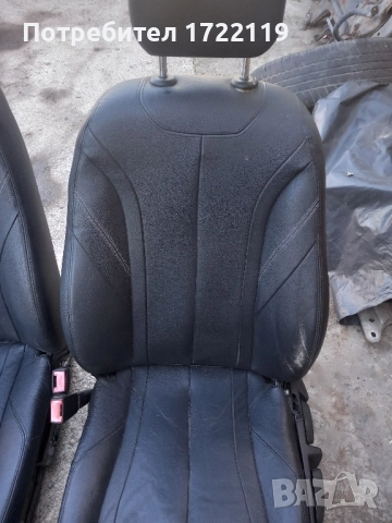Предни кожени седалки и задни подглавници BMW F31, снимка 4 - Части - 52263771