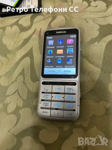 Nokia C3 метален с батерия, снимка 3 - Nokia - 49318396