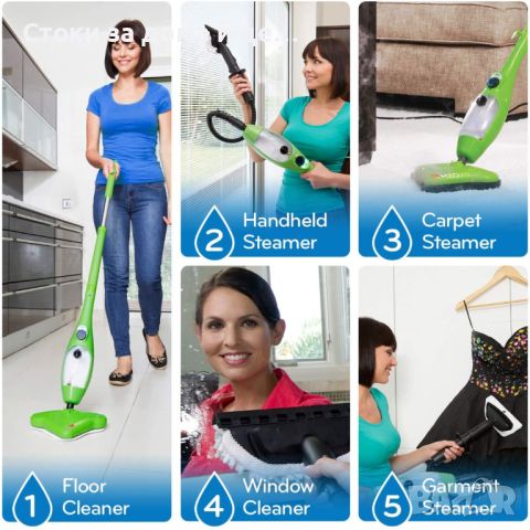 ✨ ПАРОЧИСТАЧКА STEAM CLEANER X12 - 12В1, снимка 5 - Парочистачки и Водоструйки - 45437968